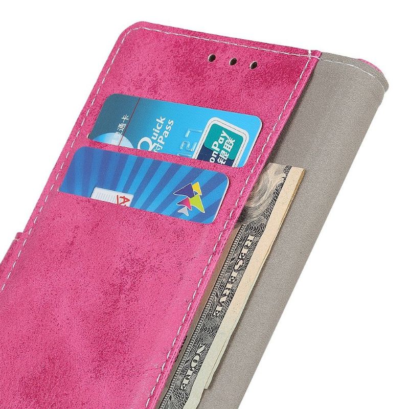 Kožené Pouzdro Folio Na Asus Zenfone 7 / Zenfone 7 Pro Vintage Umělá Kůže Cyrius
