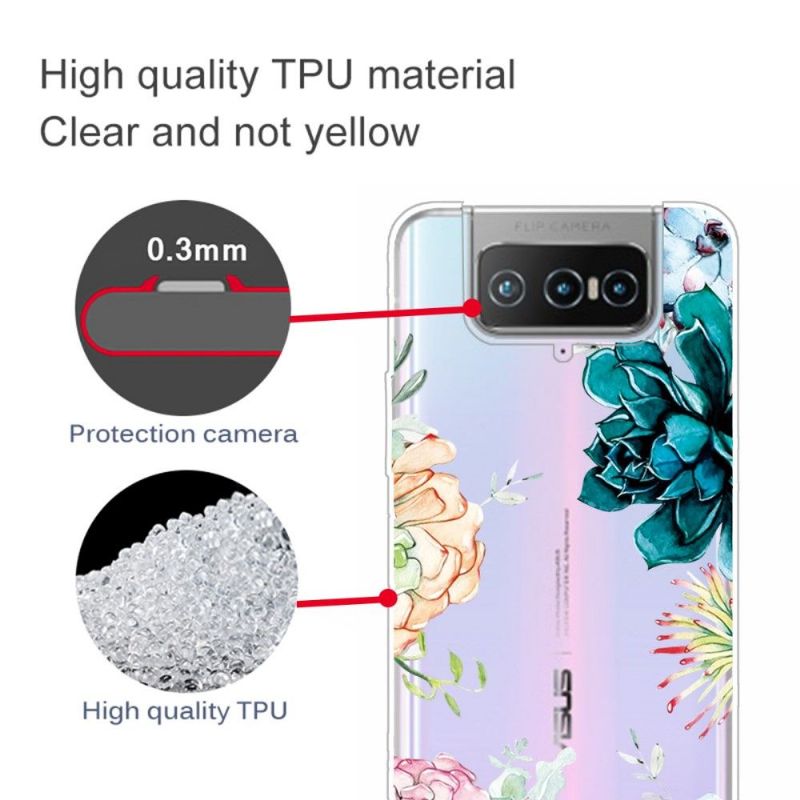 Kryt Na Asus Zenfone 7 / Zenfone 7 Pro Různé Květiny