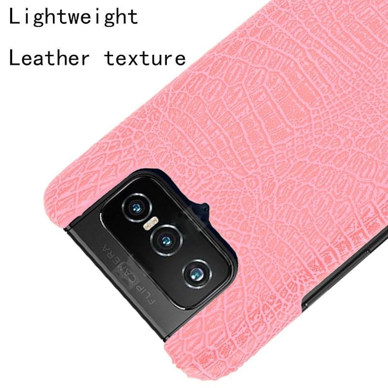 Kryty Na Mobil Na Asus Zenfone 7 / Zenfone 7 Pro Efekt Croc Skin