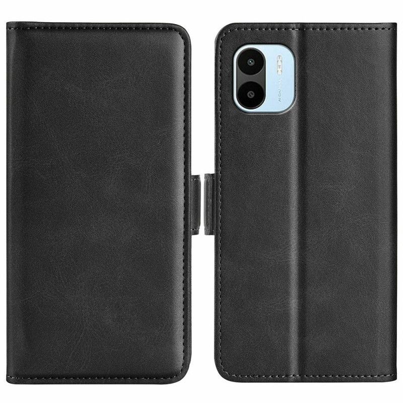 Kožené Pouzdro Na Xiaomi Redmi A1 Flipové Pouzdro Dvojitá Klapka