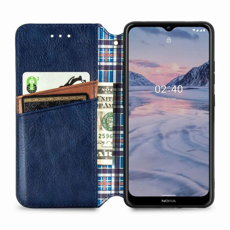 Flipové Pouzdro Na Nokia 2.4 Držák Karty Kub Design