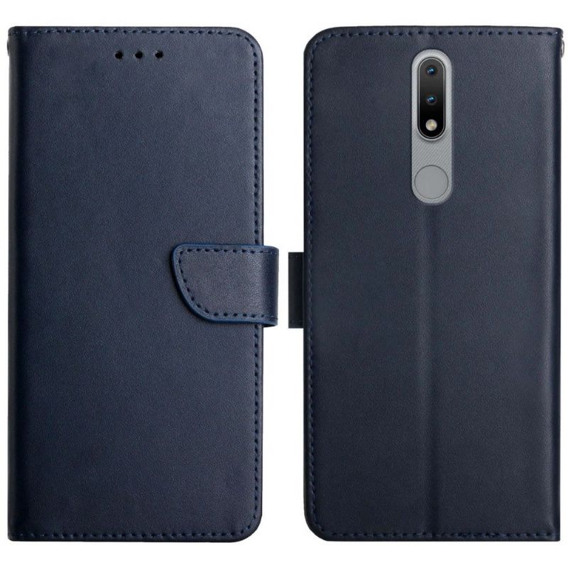 Flipové Pouzdro Na Nokia 2.4 Kůže Hladká Na Dotek