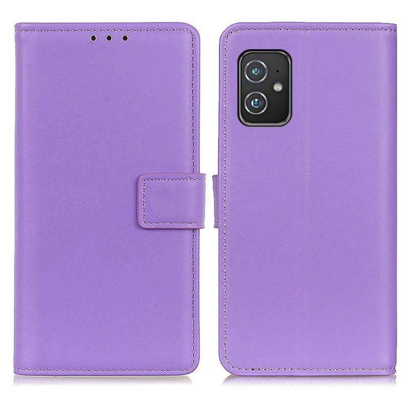 Flipové Pouzdro Na Asus Zenfone 8 Základní Umělá Kůže
