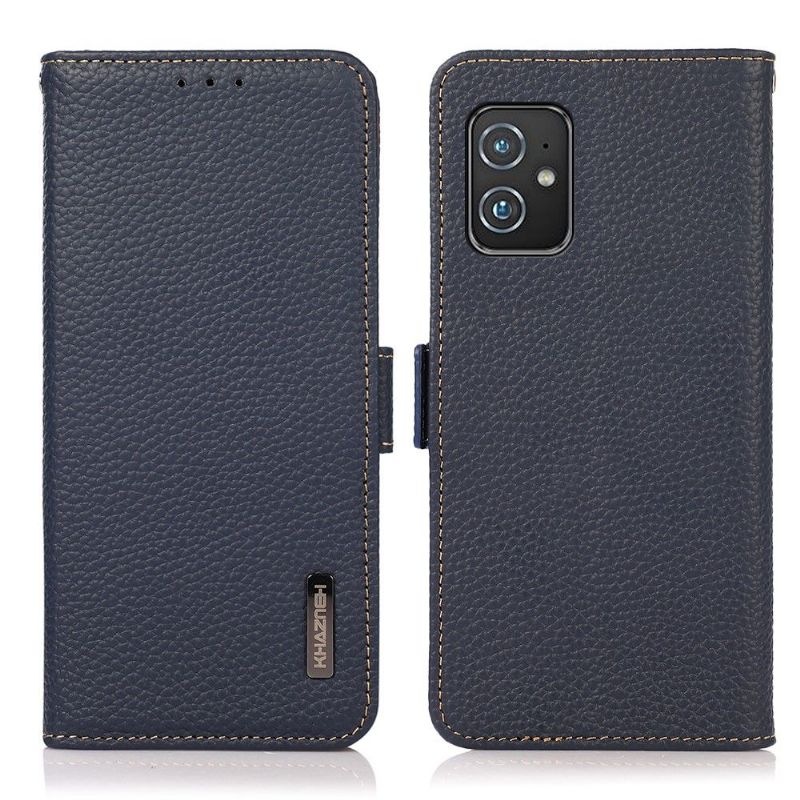 Flipové Pouzdro Na Asus Zenfone 8 Zrnitá Kůže Khazneh