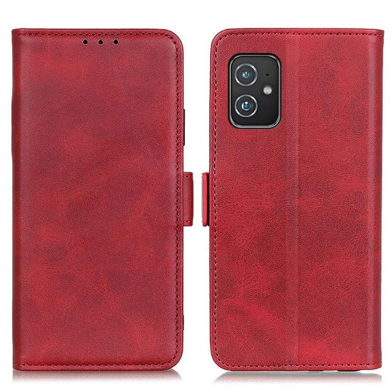 Kožené Pouzdro Folio Na Asus Zenfone 8 Peněženkové Pouzdro Matná Umělá Kůže