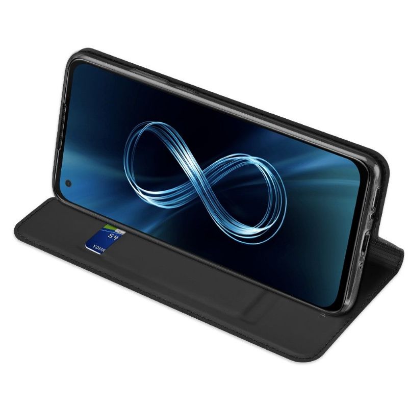 Pouzdra Na Asus Zenfone 8 Obchodní Saténový Efekt
