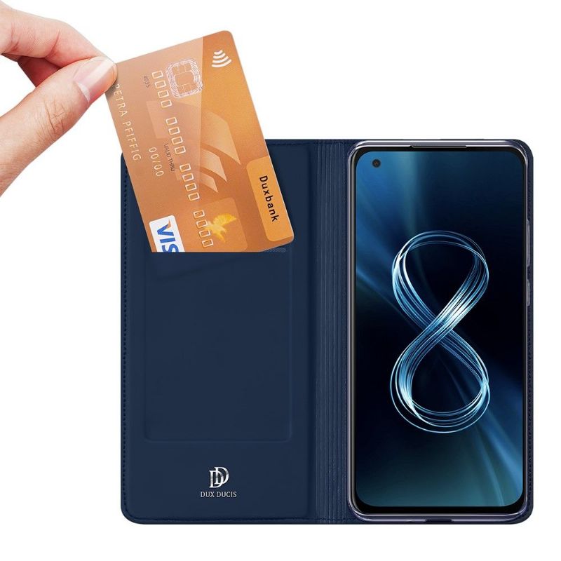 Pouzdra Na Asus Zenfone 8 Obchodní Saténový Efekt