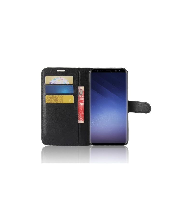 Flipové Pouzdro Na Samsung Galaxy S9 Plus Stylový Kožený Držák Na Karty