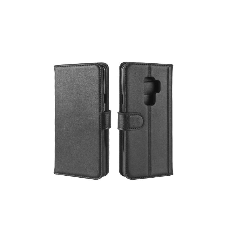 Kožené Pouzdro Na Samsung Galaxy S9 Plus Prémiový Kožený Držitel Karty