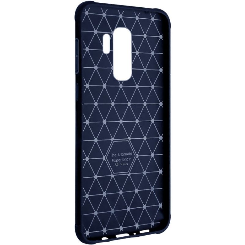 Kryt Na Samsung Galaxy S9 Plus Efekt Kůže Vega – Námořnická Modř