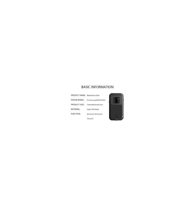 Kryt Na Samsung Galaxy S9 Plus Love Mei Powerful Ultra Protective