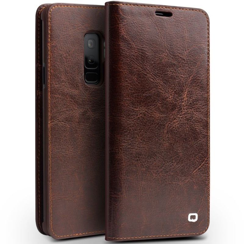 Pouzdra Na Samsung Galaxy S9 Plus Držák Karet Z Pravé Kůže