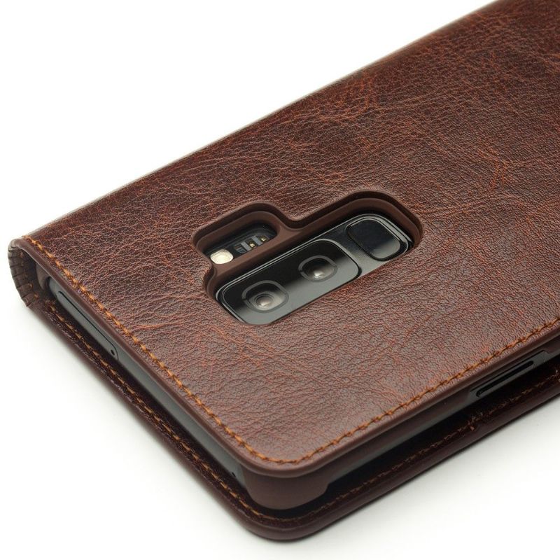 Pouzdra Na Samsung Galaxy S9 Plus Držák Karet Z Pravé Kůže