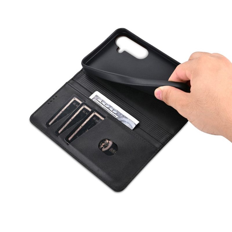 Kožené Pouzdro Folio Samsung Galaxy A17 4g / 5g Azns Kožený Efekt