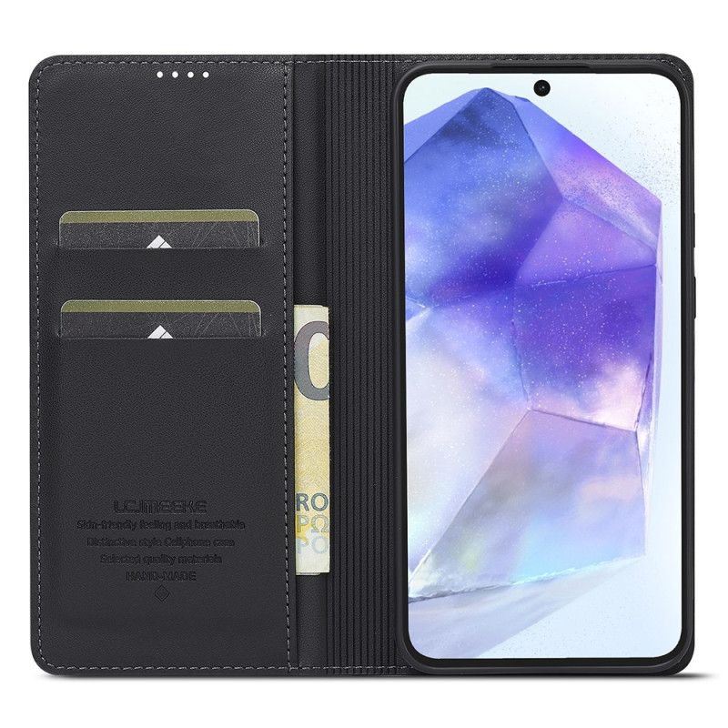 Kožené Pouzdro Folio Samsung Galaxy A17 4g / 5g Lc.imeeke