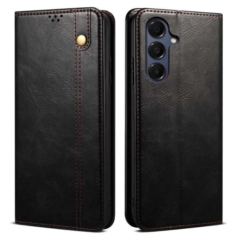 Kožené Pouzdro Folio Samsung Galaxy A17 4g / 5g Voskovaná Umělá Kůže