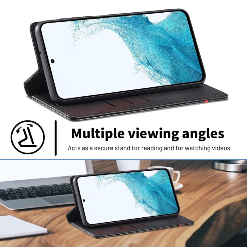 Kožené Pouzdro Samsung Galaxy A17 4g / 5g Kryty Na Mobil Lc.imeeke Uhlíková Vlákna