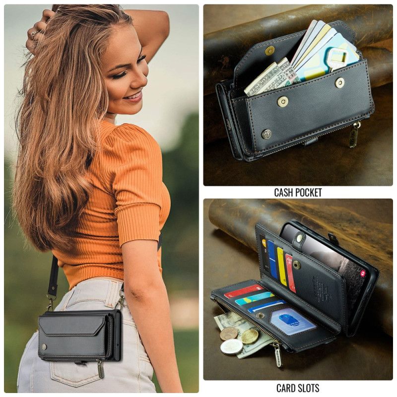 Kožený Kryt Samsung Galaxy A17 4g / 5g 10 Pouzder Na Karty Caseme