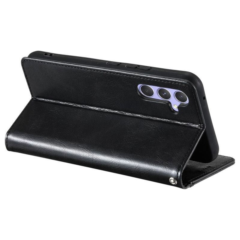 Kožený Kryt Samsung Galaxy A17 4g / 5g 6 Přihrádek Na Karty A Šňůrka Na Krk