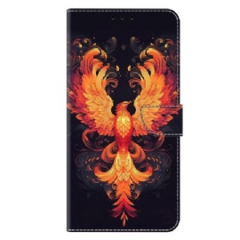 Kožený Kryt Samsung Galaxy A17 4g / 5g Ohnivák