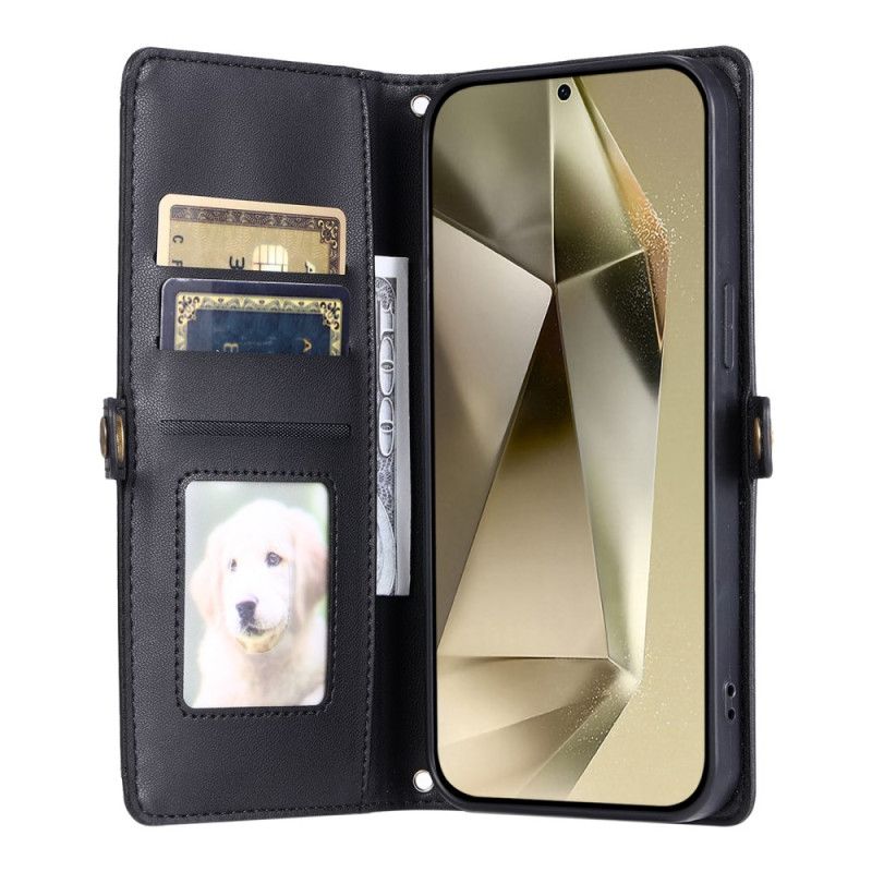 Kožený Kryt Samsung Galaxy A17 4g / 5g Pouzdro