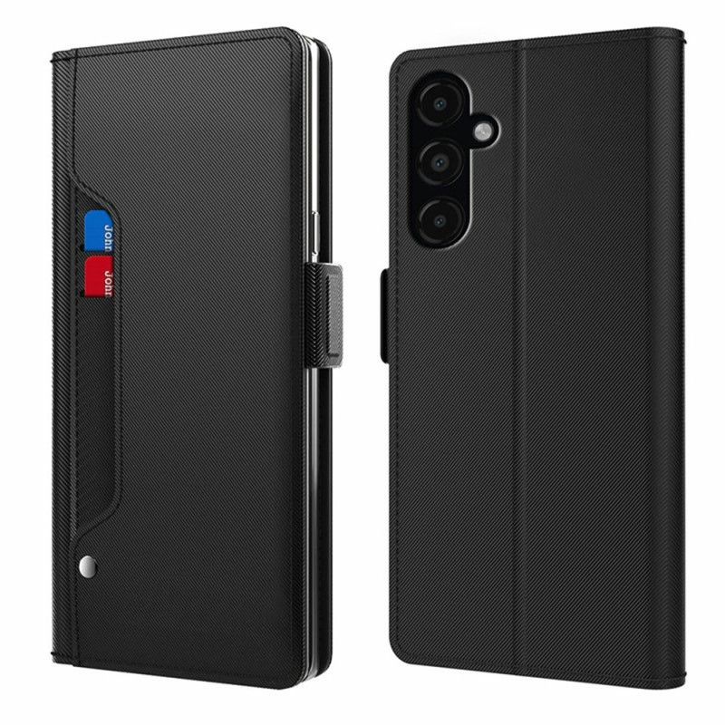 Kožený Kryt Samsung Galaxy A17 4g / 5g Zrcátko A Pouzdro Na Karty