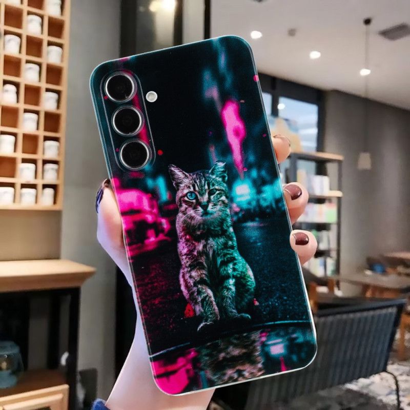 Kryt Na Samsung Galaxy A17 4g / 5g Kočka Se Semaforem