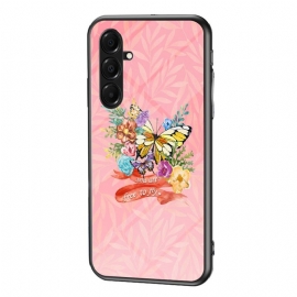 Kryt Na Samsung Galaxy A17 4g / 5g Motýli Z Tvrzeného Skla