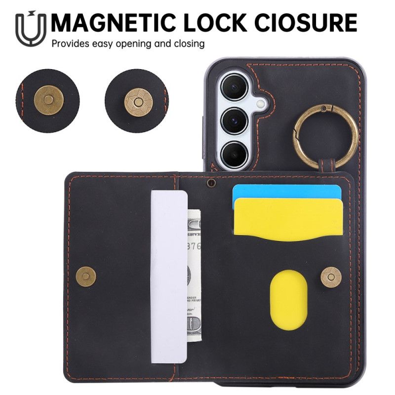 Kryt Samsung Galaxy A17 4g / 5g Držák Na Karty A Prsten