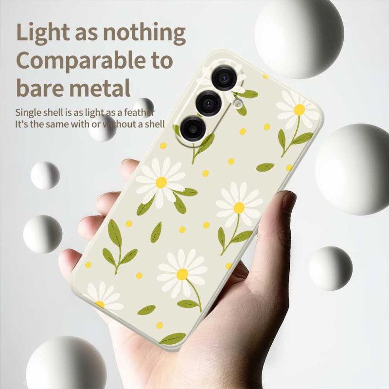 Kryt Samsung Galaxy A17 4g / 5g Kryty Na Mobil Bílé Květiny