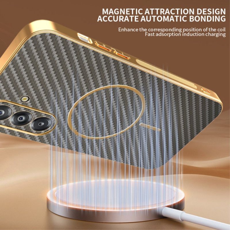 Kryt Samsung Galaxy A17 4g / 5g Magnetická Karbonová Textura