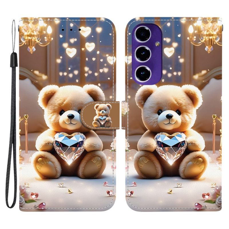 Peněženková Pouzdra Samsung Galaxy A17 4g / 5g Kryty Na Mobil Diamantový Medvěd