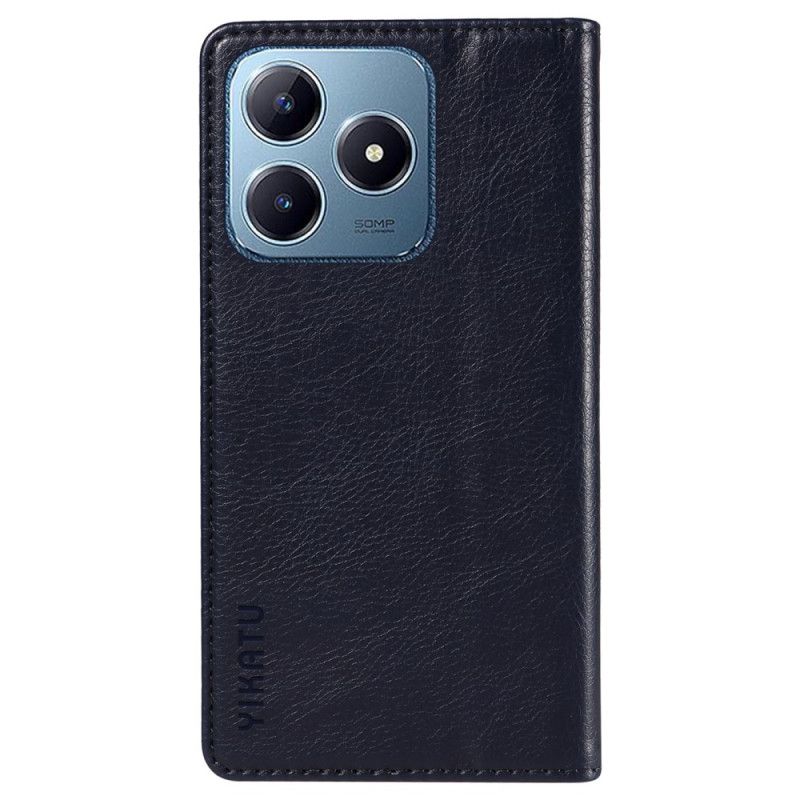 Kožené Pouzdro Folio Realme Note 60 Vintage Yikatu
