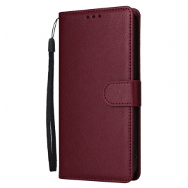 Kožený Kryt Realme Note 60 Jednoduchá Umělá Kůže