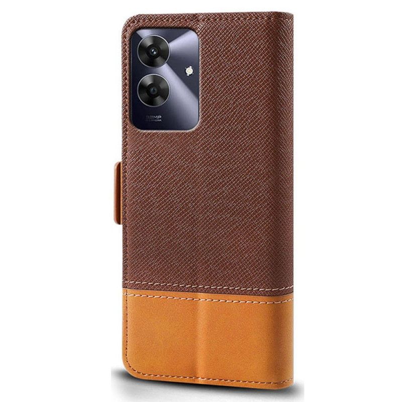 Peněženková Pouzdra Realme Note 60 Kryty Na Mobil Dvoubarevná