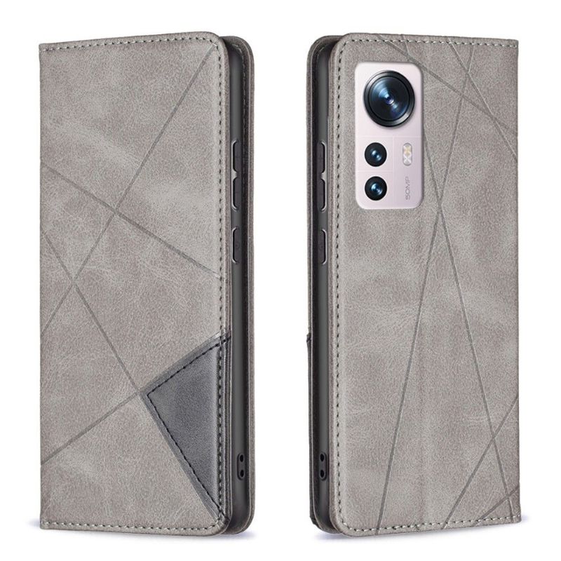 Flipové Pouzdro Na Xiaomi 12 Kožený Držitel Karty Ve Stylu Célinia