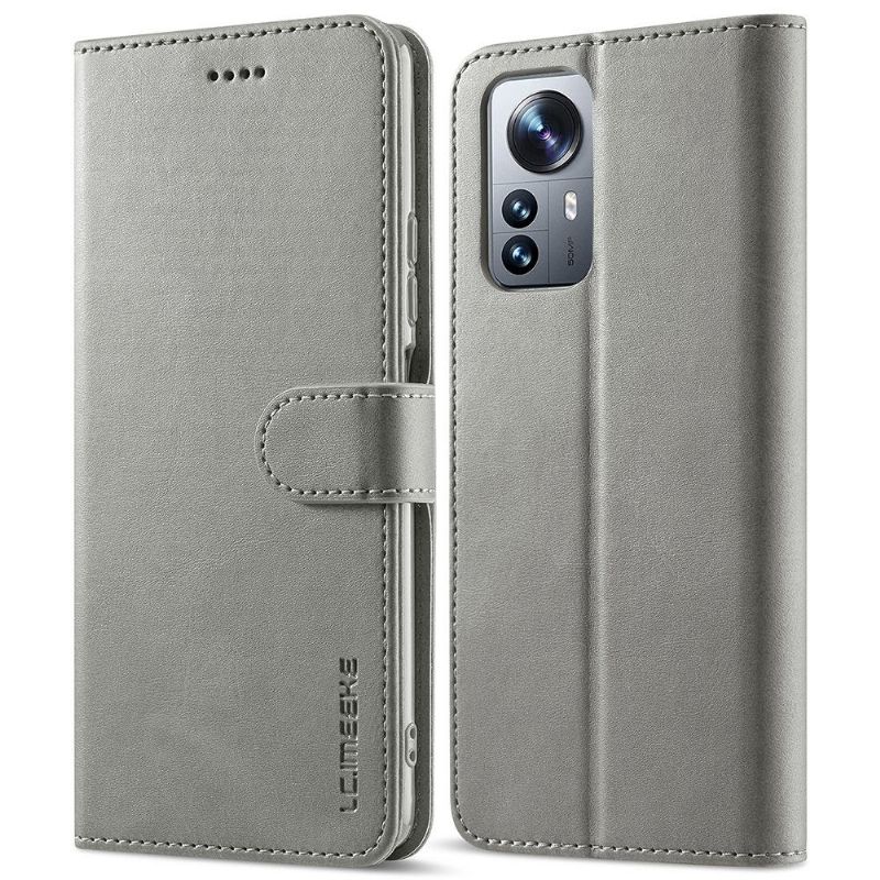 Flipové Pouzdro Na Xiaomi 12 Kožený Efekt Lc.imeeke