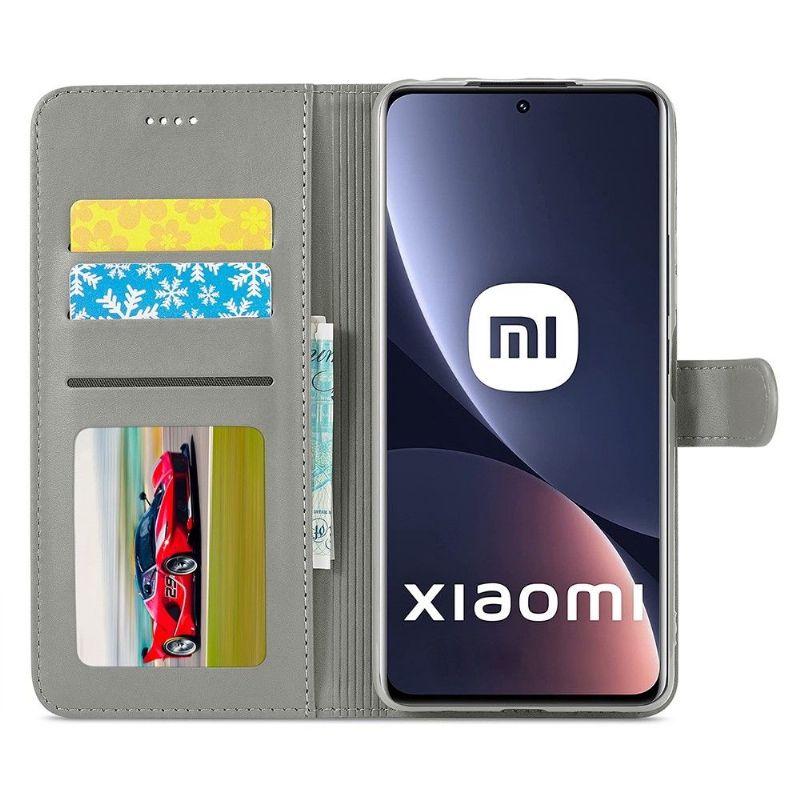 Flipové Pouzdro Na Xiaomi 12 Kožený Efekt Lc.imeeke