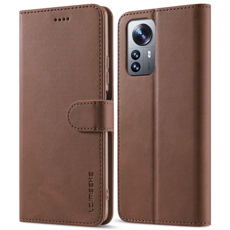 Flipové Pouzdro Na Xiaomi 12 Kožený Efekt Lc.imeeke