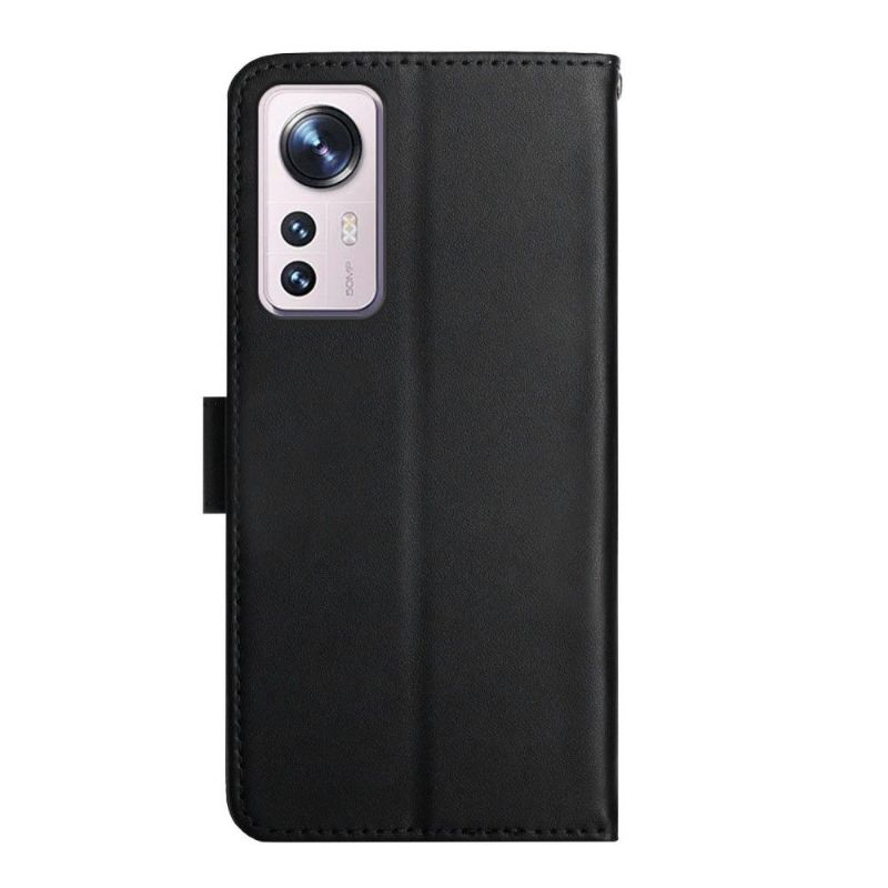 Flipové Pouzdro Na Xiaomi 12 Kůže Hladká Na Dotek