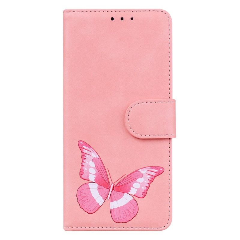 Flipové Pouzdro Na Xiaomi 12 Ochranný Ochrana Proti Barevným Motýlům