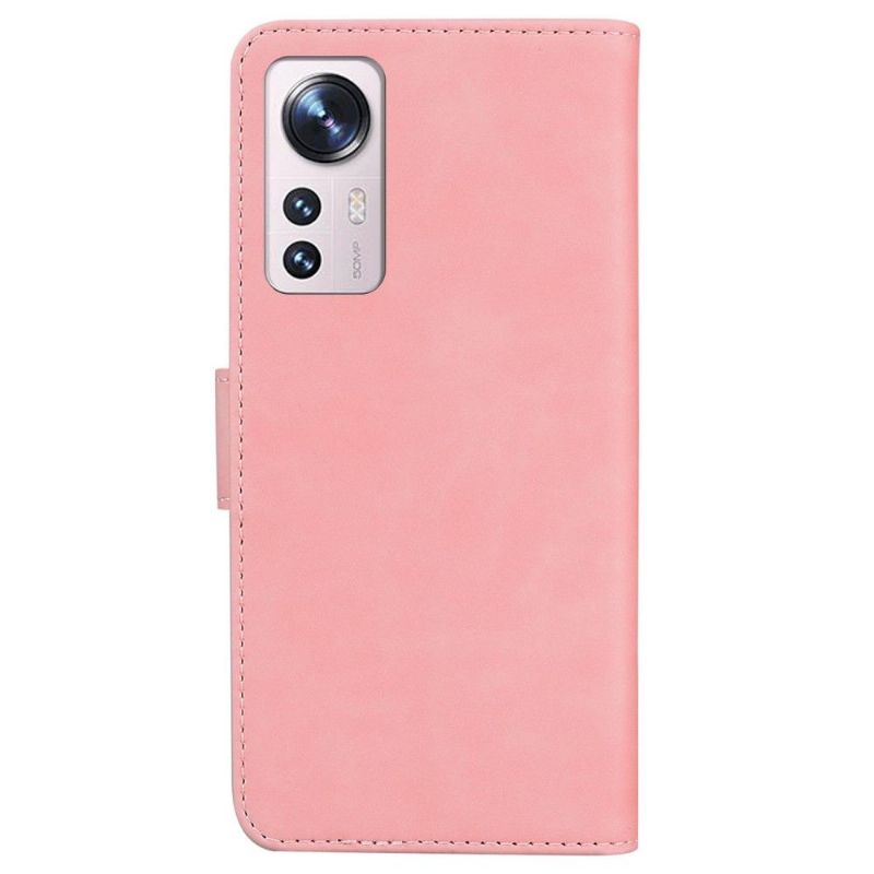 Flipové Pouzdro Na Xiaomi 12 Ochranný Ochrana Proti Barevným Motýlům