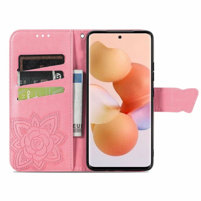 Flipové Pouzdro Na Xiaomi 12 Pomocný Motýl