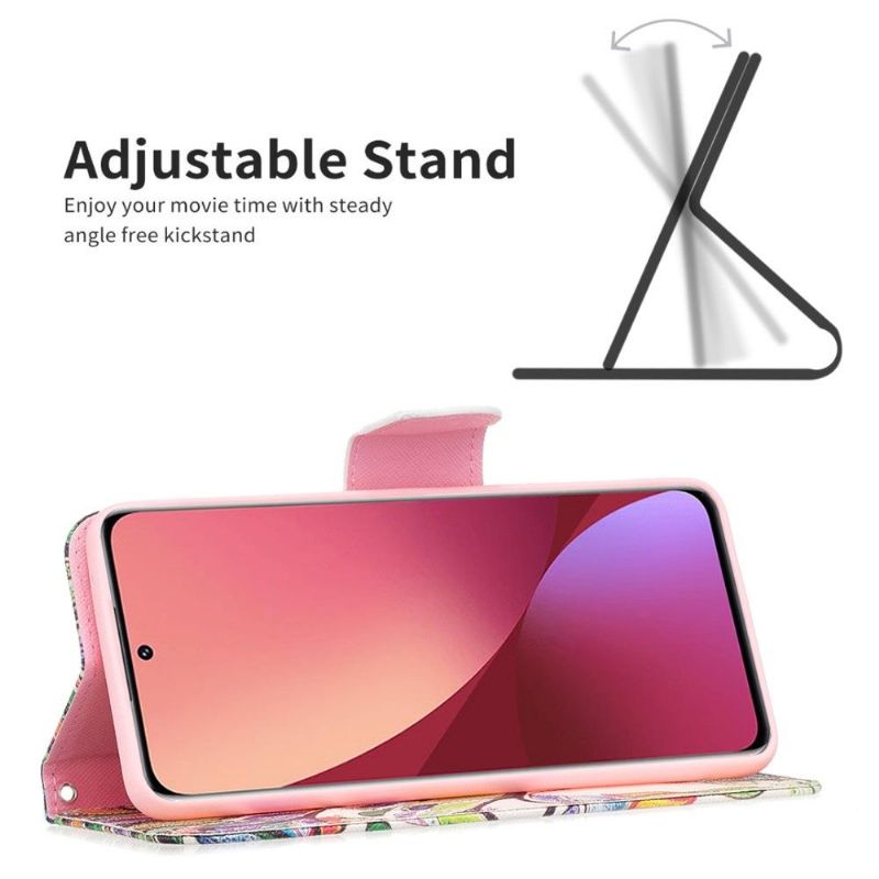 Flipové Pouzdro Na Xiaomi 12 Stromová Kresba