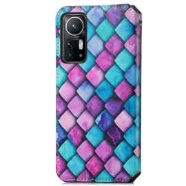 Flipové Pouzdro Na Xiaomi 12 Styl Barevného Měřítka
