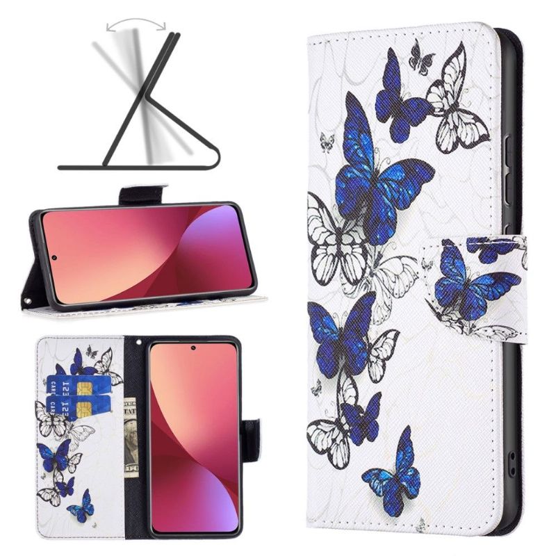 Flipové Pouzdro Na Xiaomi 12 Více Motýlů
