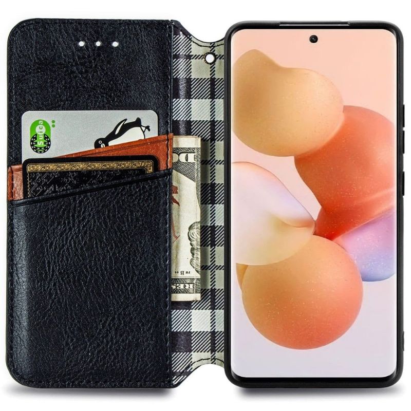 Kožené Pouzdro Na Xiaomi 12 Držák Karty Kub Design