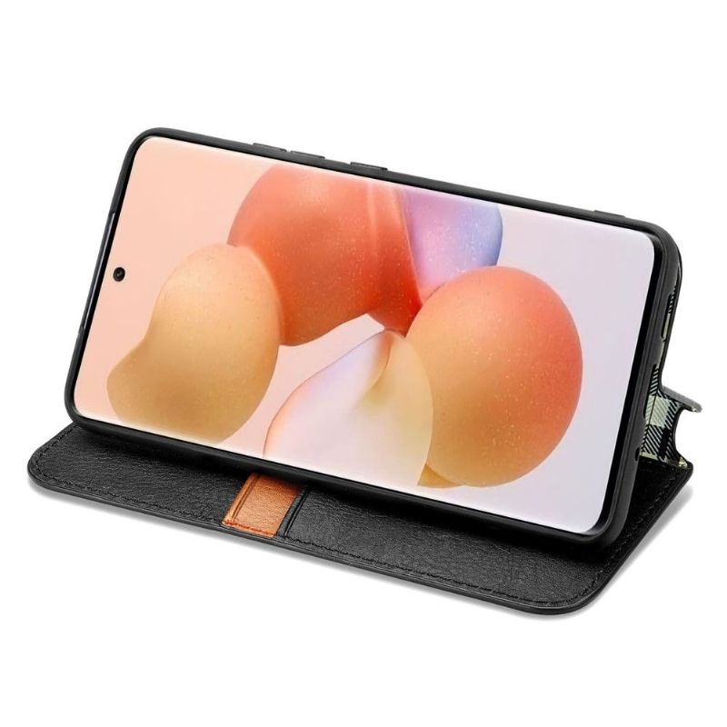 Kožené Pouzdro Na Xiaomi 12 Držák Karty Kub Design