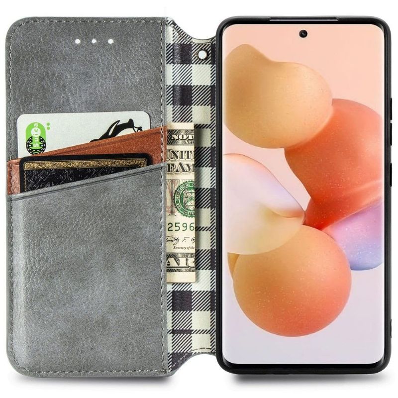 Kožené Pouzdro Na Xiaomi 12 Držák Karty Kub Design