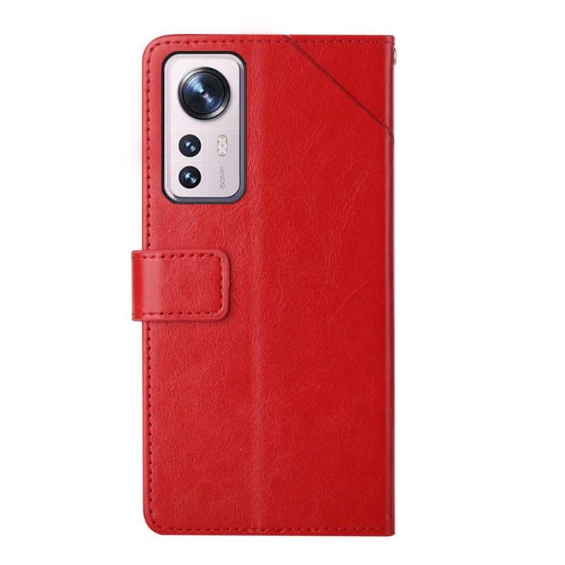 Kožené Pouzdro Na Xiaomi 12 Kožený Efekt Čar Y